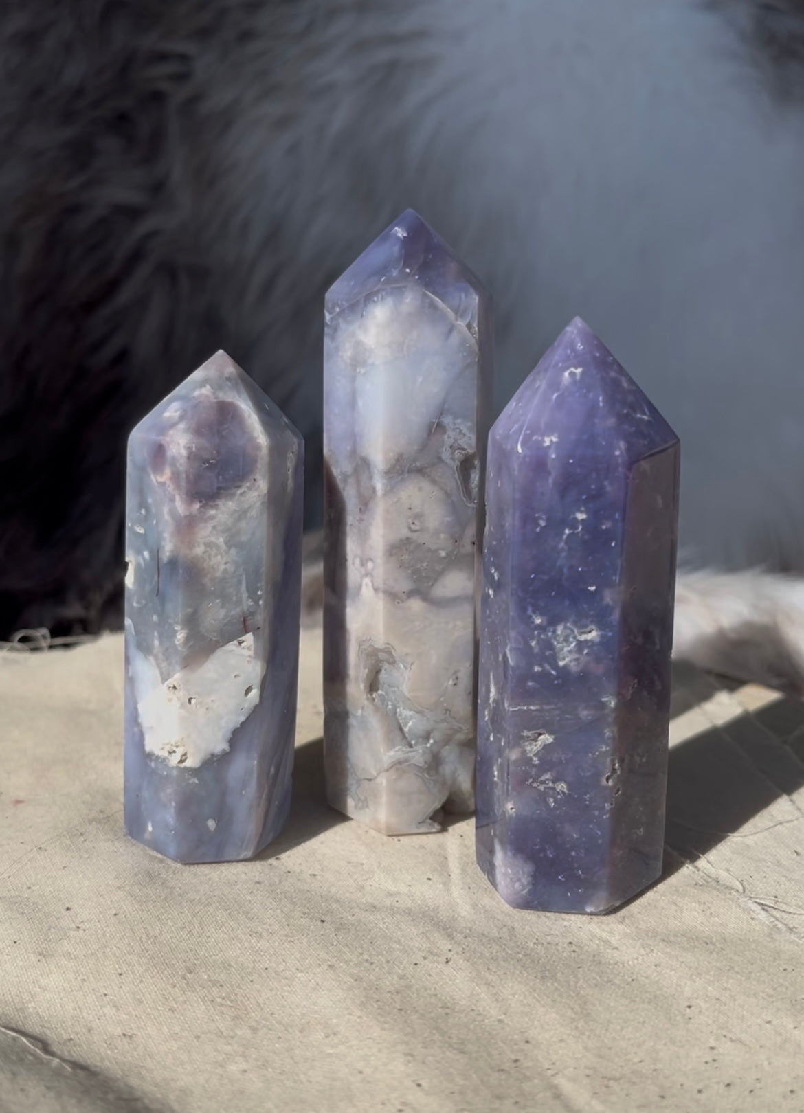 Paarse agaat toren #2