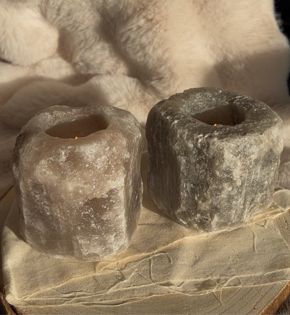 Haliet waxinelichthouder