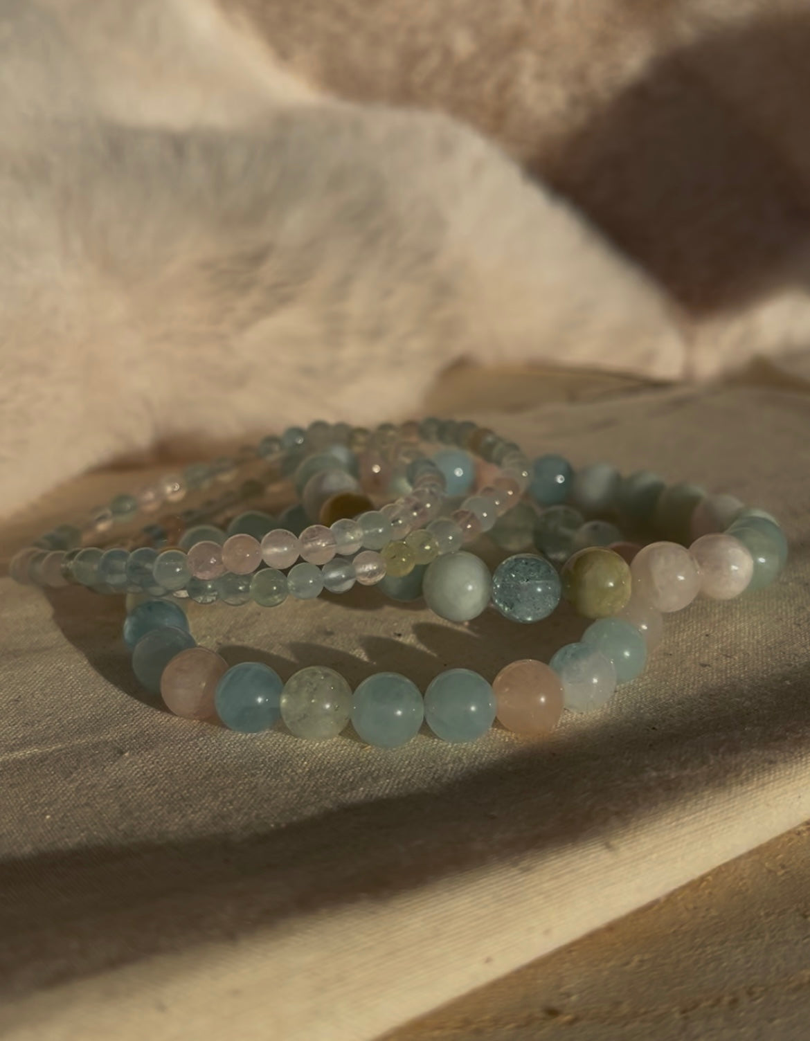 Morganiet kogelarmband 4mm