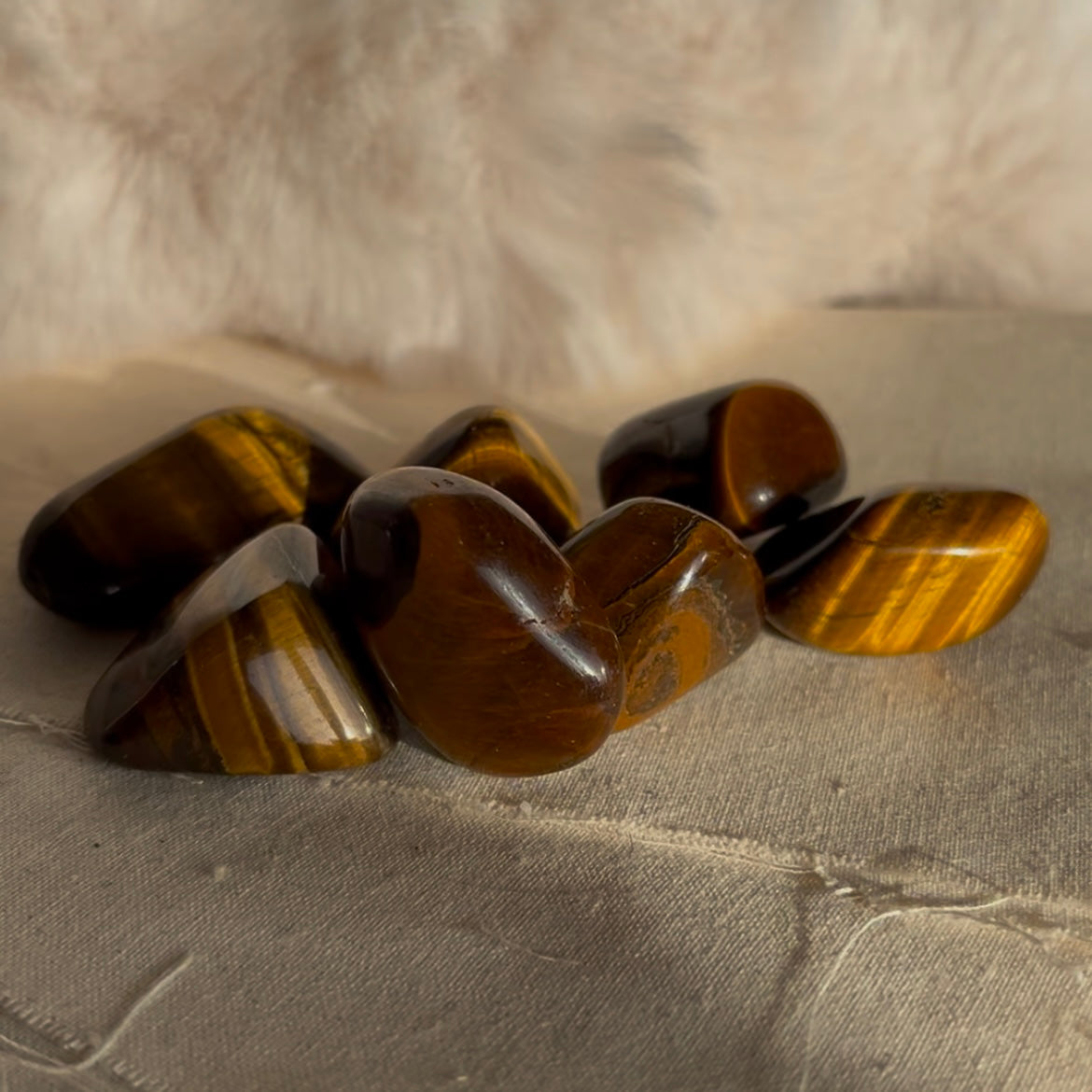 Tijgeroog trommelstenen