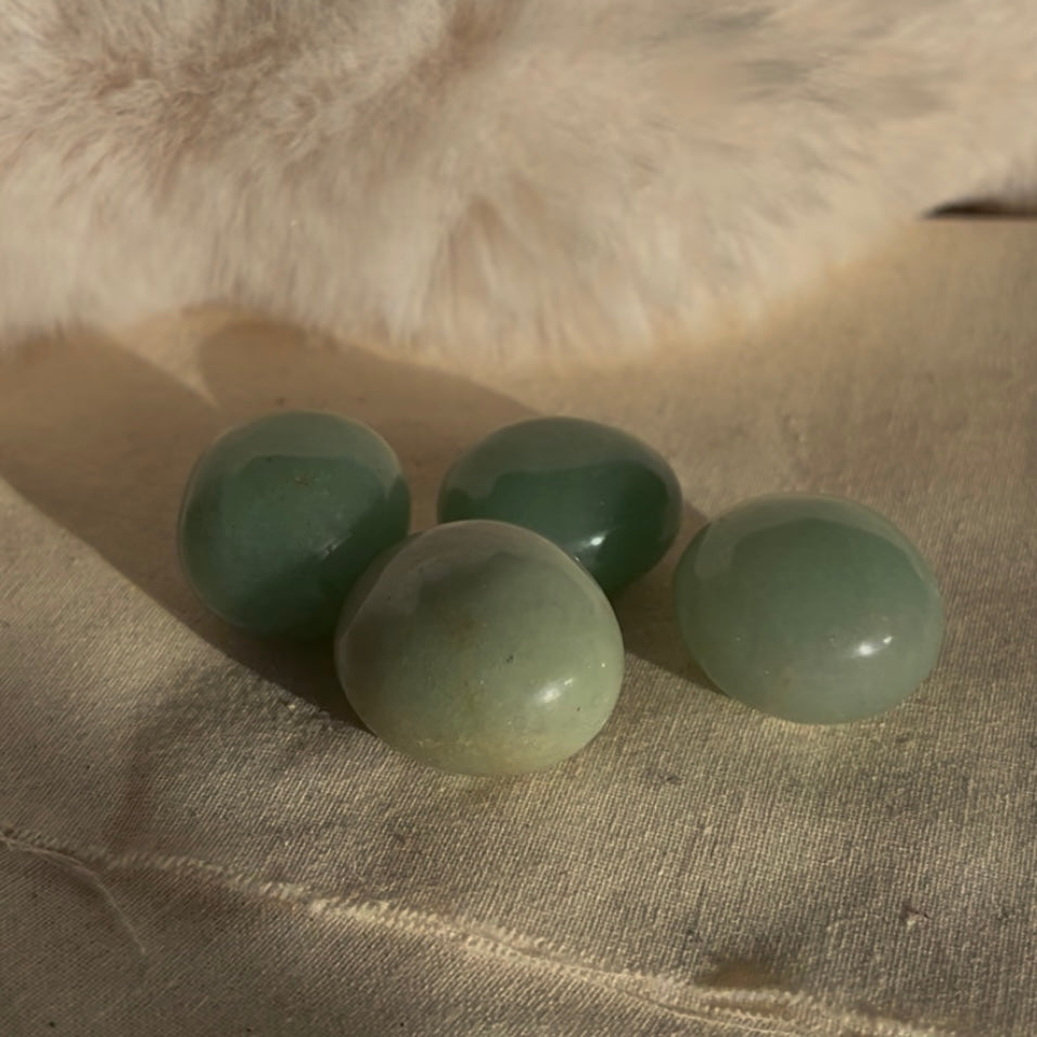 Groene aventurijn trommelsteen