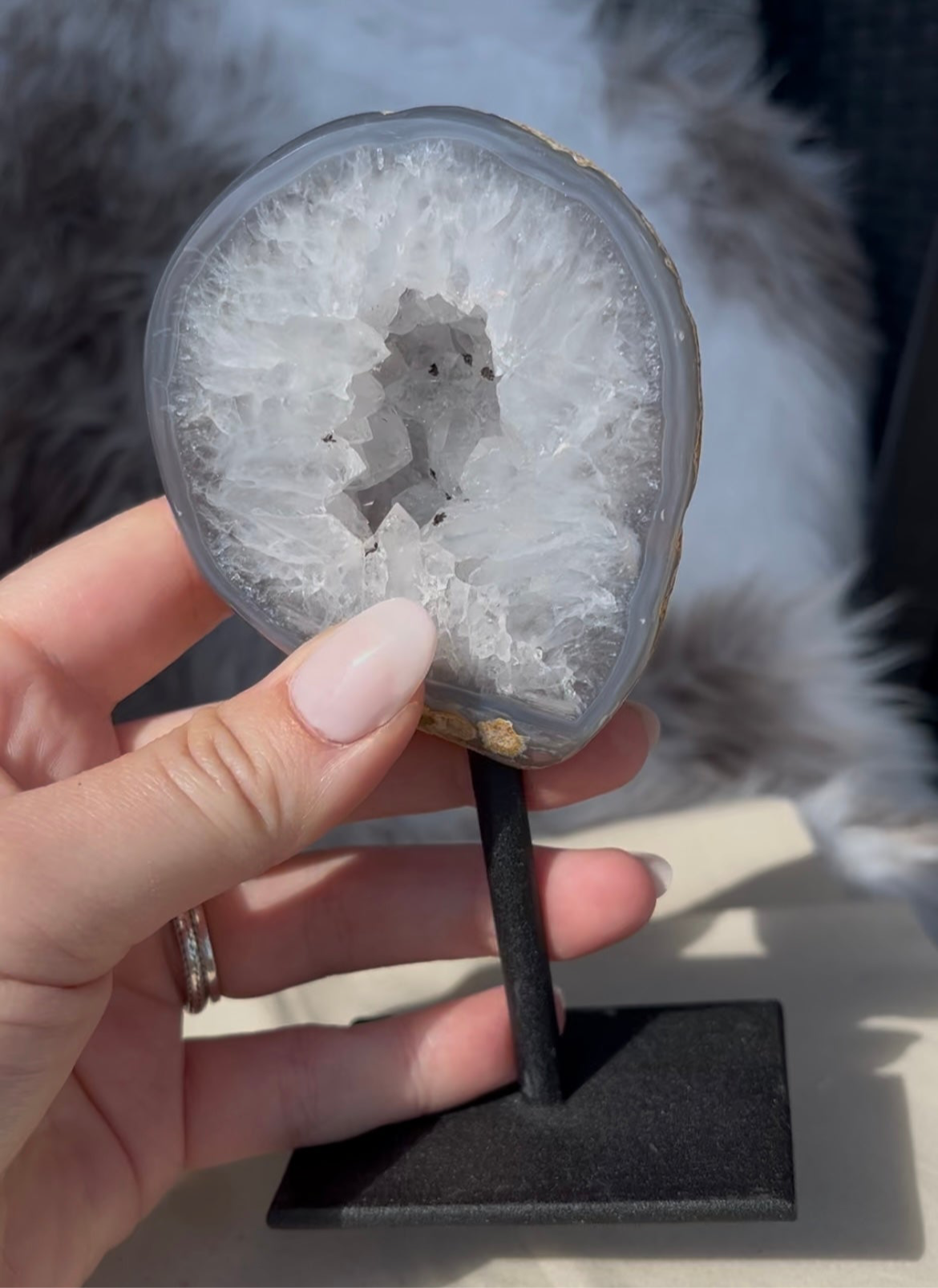 Agaat op standaard #4