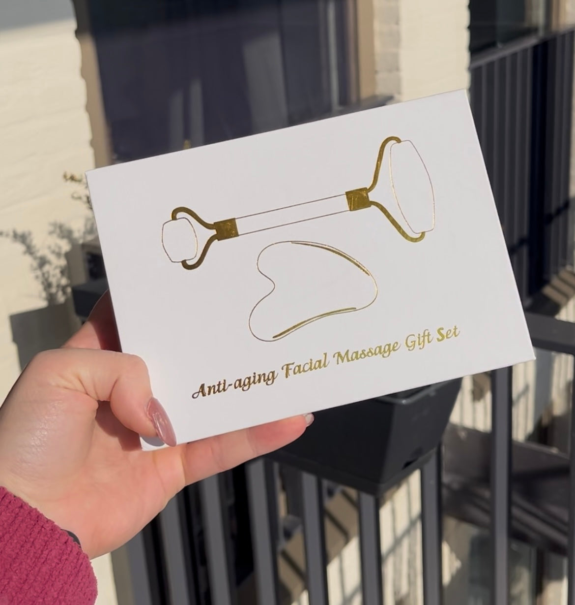 Massage cadeauset onyx