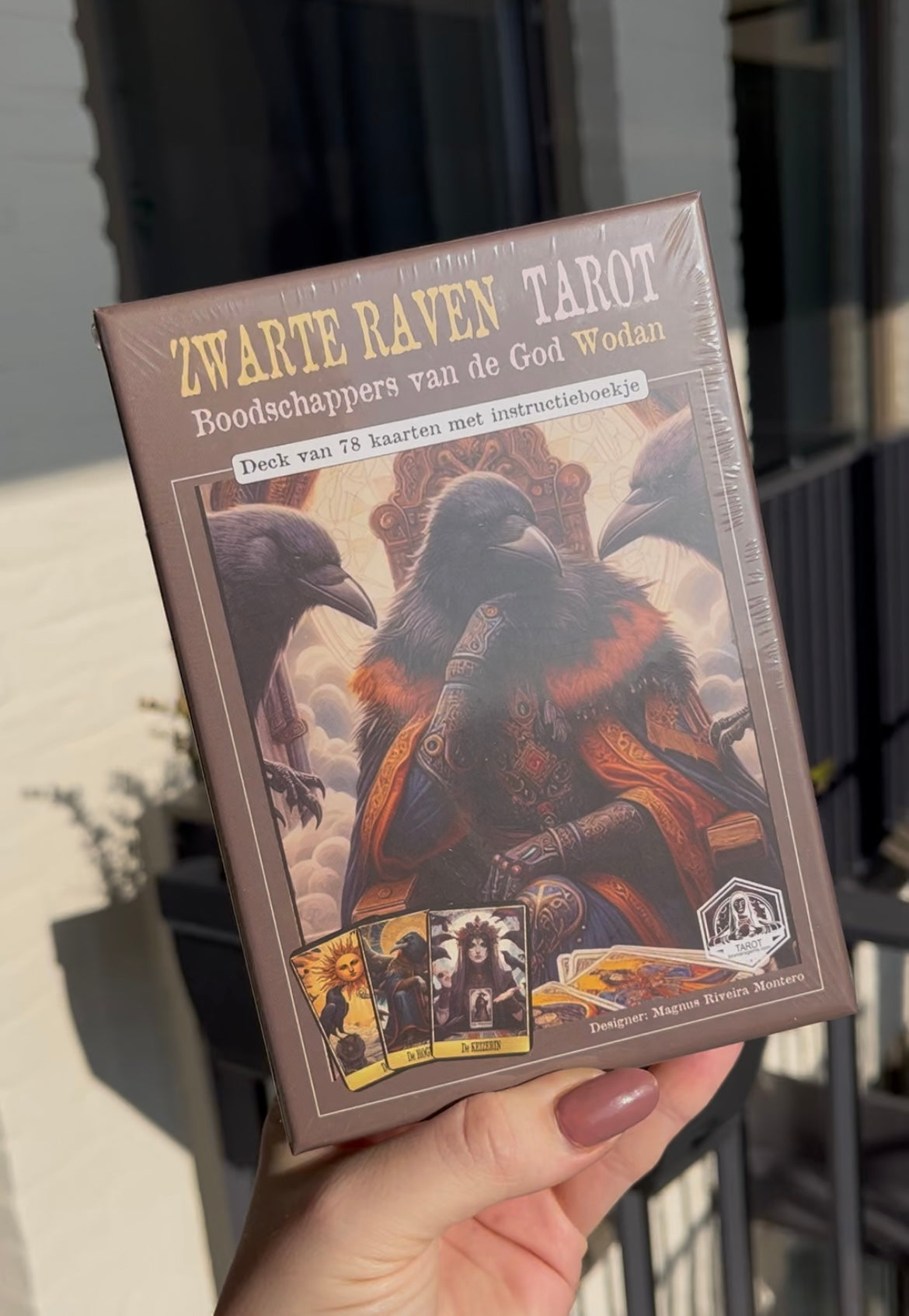 Zwarte raven tarot (boodschappers van de god Wodan)
