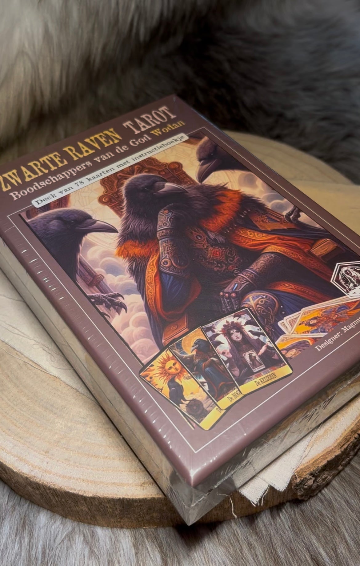 Zwarte raven tarot (boodschappers van de god Wodan)