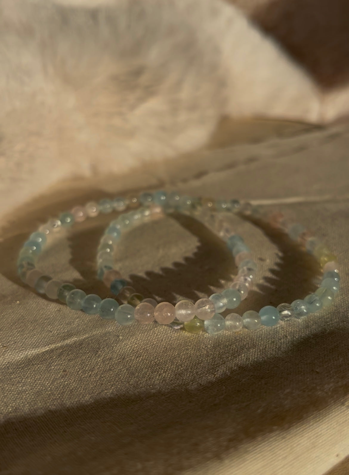 Morganiet kogelarmband 4mm