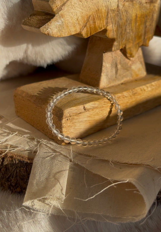 Kinderarmband bergkristal 4mm