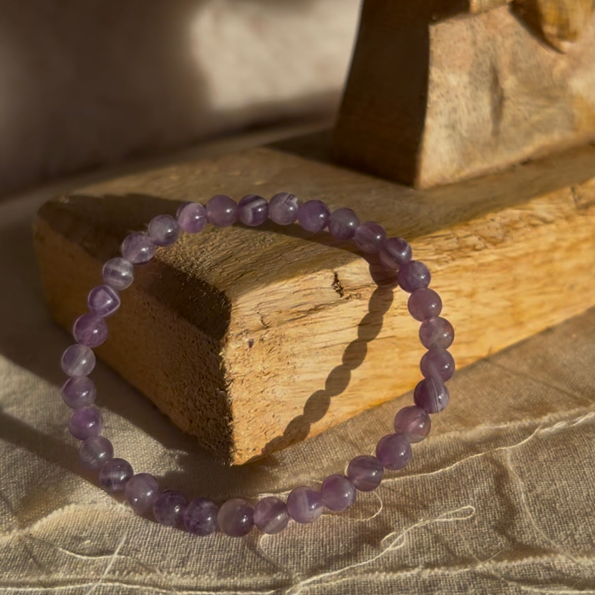 Kinderarmband amethist 4mm