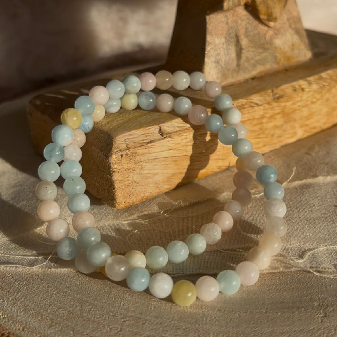 Morganiet kogelarmband 6mm