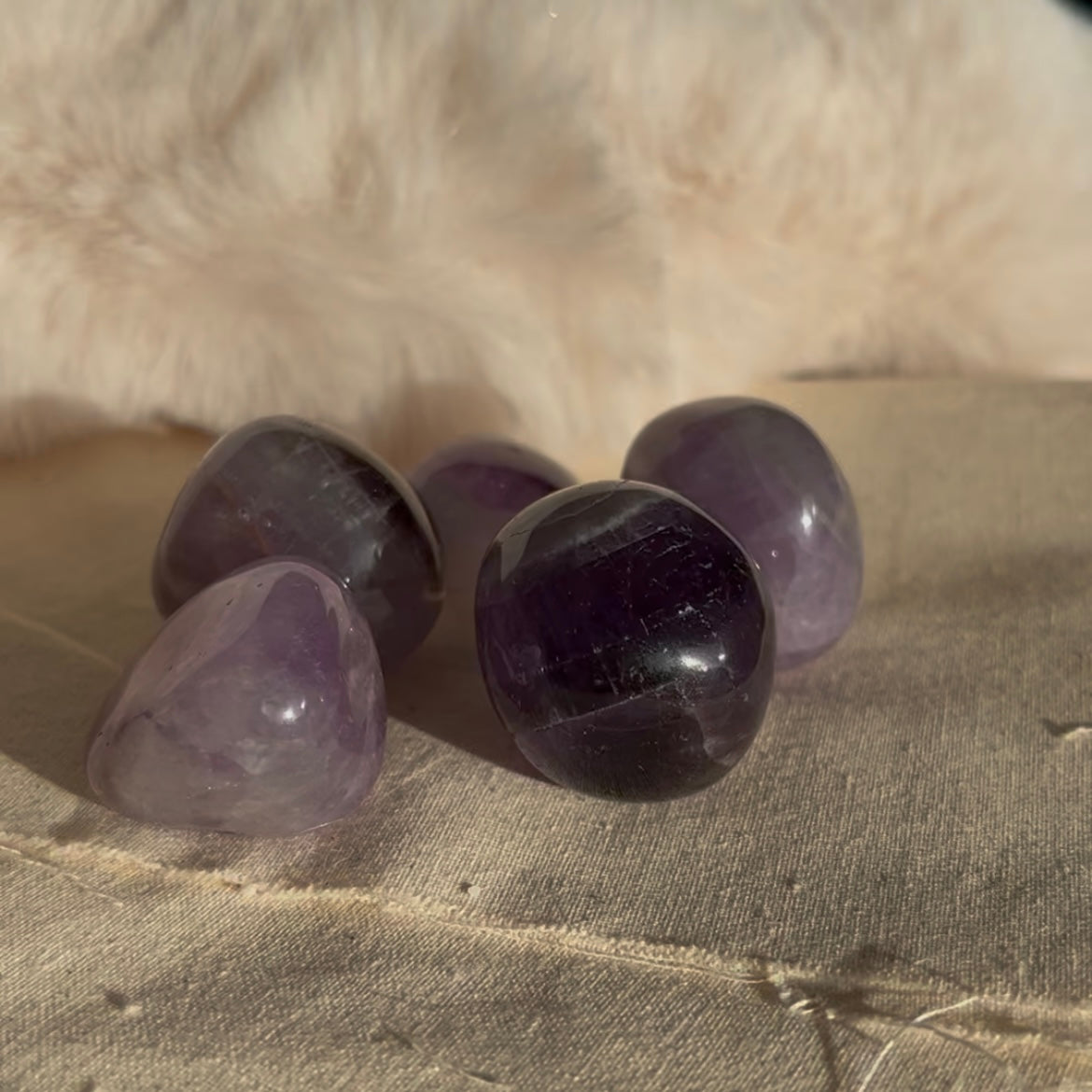 Amethist trommelsteen