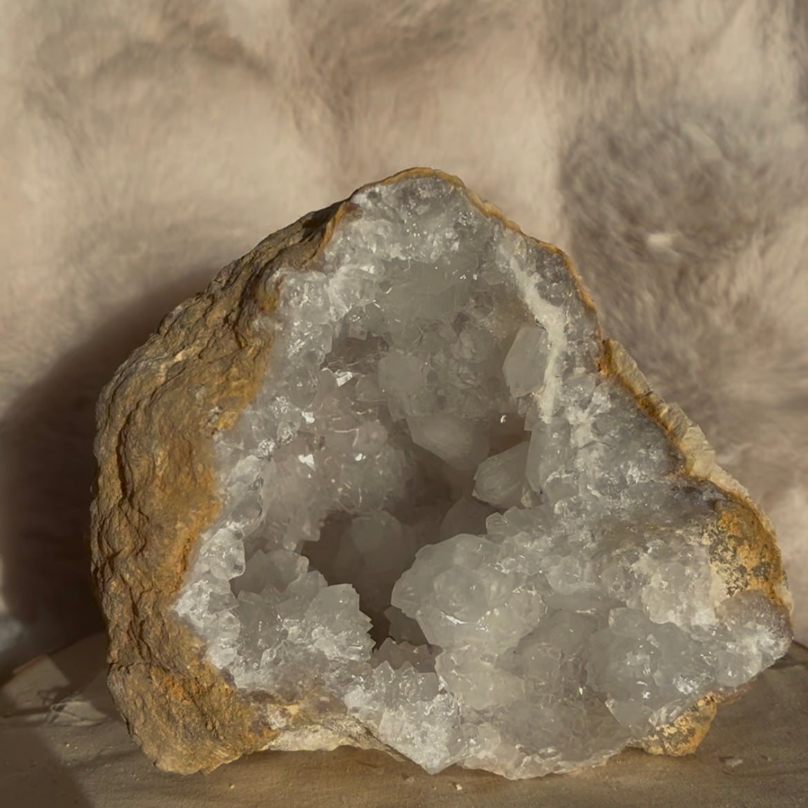 Kwarts geode 2-delige set L uit Marokko #3