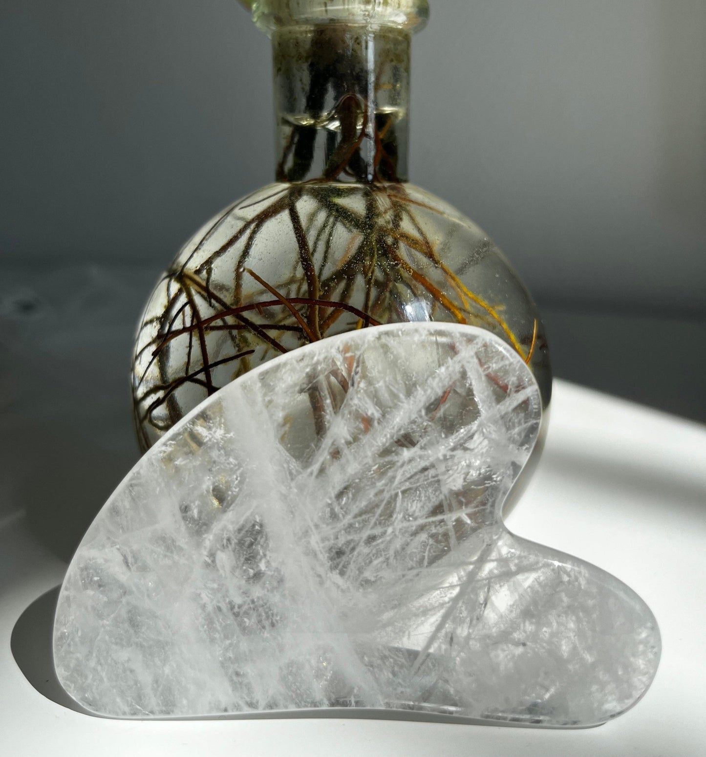 Gua sha van Bergkristal