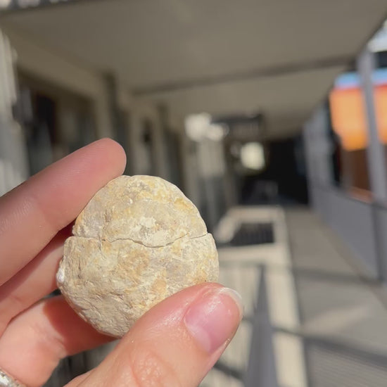 Edelsteen kwarts geode S